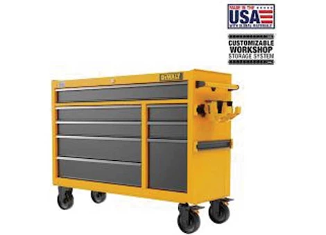 DeWalt Tools 52in 8-drawer rolling tool cabinet-black/yellow Main Image