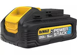 DeWalt Tools 20v max powerstack 5ah battery - oil resistant