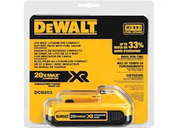 DeWalt Tools 20v max 2ah lithium ion battery w/led charge indicator