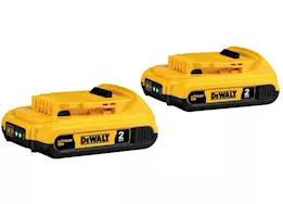 DeWalt Tools 20v max 2ah lithium ion battery w/led charge indicator