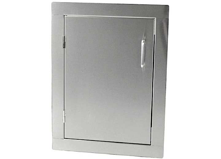 DRAGON FIRE OUTDOOR KITCHEN COMPONENT - 18"W X 24"H RIGHT OPENING SMALL VERTICAL SINGLE DOOR