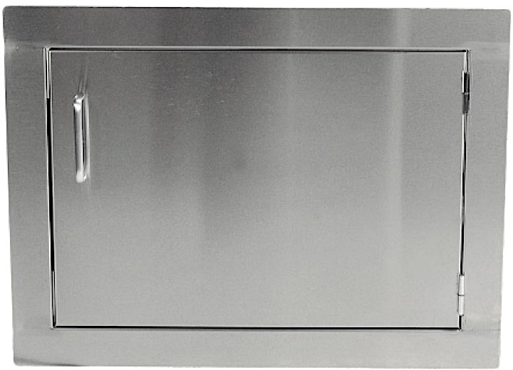 Dragon Fire Outdoor Kitchen Component - 24"W x 18"H Left Opening Small Horizontal Single Door