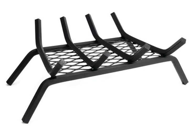 PLEASANT HEARTH 18-INCH STEEL FIREPLACE GRATE WITH EMBER RETAINER