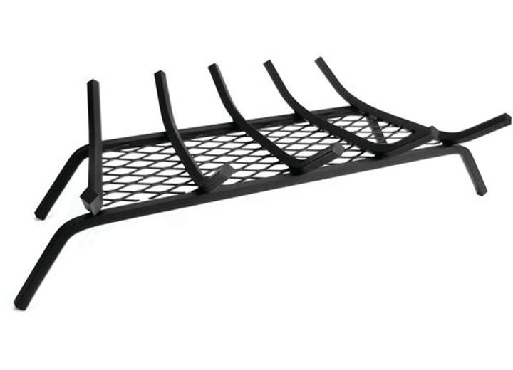 PLEASANT HEARTH 27-INCH STEEL FIREPLACE GRATE WITH EMBER RETAINER