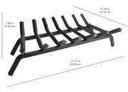 Pleasant Hearth 27-inch Lifetime Steel Fireplace Grate