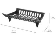 Pleasant Hearth 24-inch Cast Iron Fireplace Grate