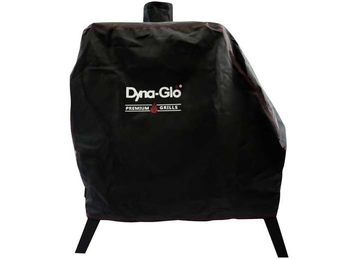 DYNA-GLO PREMIUM COVER FOR WIDE BODY VERTICAL OFFSET CHARCOAL SMOKER