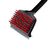 Dyna-Glo 18” Flat Top Grill Brush with Nylon Bristles & Stainless Steel Scraper