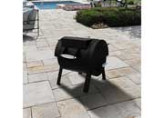 Dyna-Glo Portable Tabletop Charcoal Grill with Side Firebox
