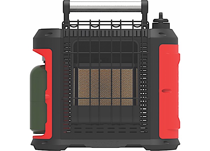 Dyna-Glo Recreational Portable Propane Heater – 5,500-10,000 BTU/hr, Red
