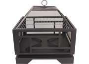 Pleasant Hearth 26" Square Solus Steel Wood Fire Pit