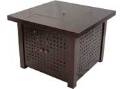 Pleasant Hearth 38" Eden Perforated Bronze Propane Fire Pit Table
