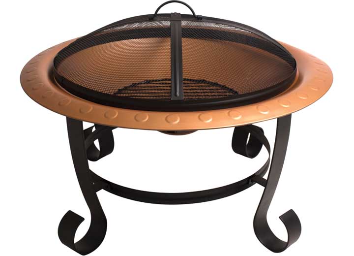 PLEASANT HEARTH 30" ROUND BRENTWOOD STEEL WOOD FIRE PIT