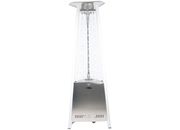 Dyna-Glo Pyramid Flame Stainless Steel Finish Outdoor Propane Patio Heater - 42,000 BTU