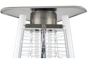 Dyna-Glo Pyramid Flame Stainless Steel Finish Outdoor Propane Patio Heater - 42,000 BTU