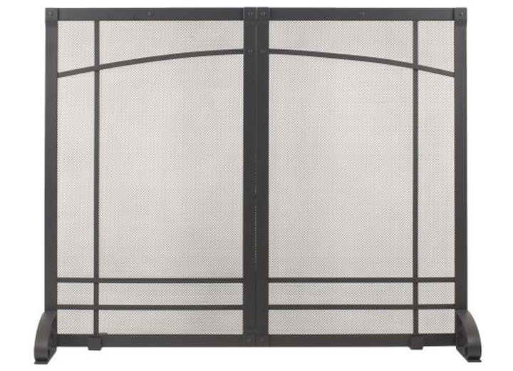 Pleasant Hearth Amherst 1-Panel Fireplace Screen - 39"L x 9.57"W x 30.91"H Main Image