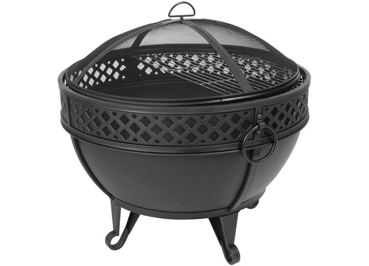 PLEASANT HEARTH 28" ROUND GABLE WOOD FIRE PIT