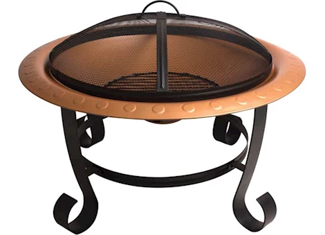 Pleasant Hearth 30" Round Brentwood Steel Wood Fire Pit