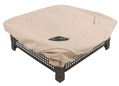 Pleasant Hearth Medium Cover for Square Fire Pits up to 36" - Beige