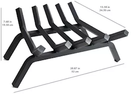 Pleasant Hearth 21-inch Lifetime Steel Fireplace Grate