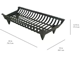 Pleasant Hearth 30-inch Cast Iron Fireplace Grate