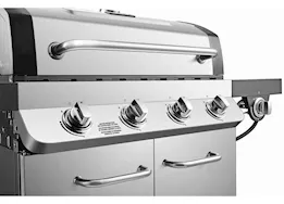 Dyna-Glo Premier 4-Burner Propane Gas Grill - Stainless
