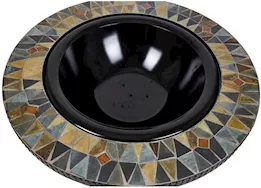 Pleasant Hearth 34” Round Olivia Slate Top Wood Fire Pit