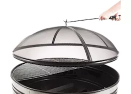 Pleasant Hearth 36" Round Colossal Steel Wood Fire Pit
