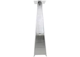 Dyna-Glo 90"H Pyramid Flame Stainless Steel Finish Outdoor Propane Patio Heater - 42,000 BTU