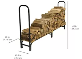 Pleasant Hearth 8 ft. Firewood Rack