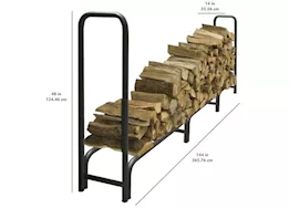 Pleasant Hearth 12 ft. Heavy-Duty Firewood Rack