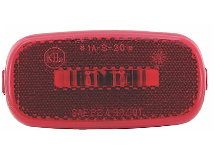 Valterra Products LLC 2 DIODE WATERPROOF LED 4" X 2" MARKER LIGHT - RED