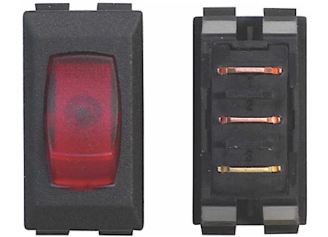 Valterra Products LLC ILLUMINATED ON/OFF SWITCH RED/BLACK 3/BAG