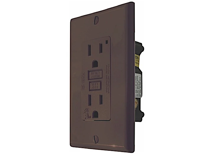 Valterra Products LLC GFI RECEPTACLE - BROWN