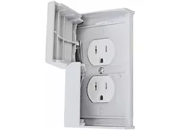 Valterra Products LLC Weatherproof standard receptacle cover - white