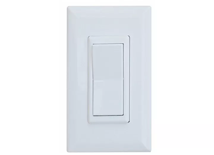 Valterra Products LLC 15 amp decor rocker switch with cover - white