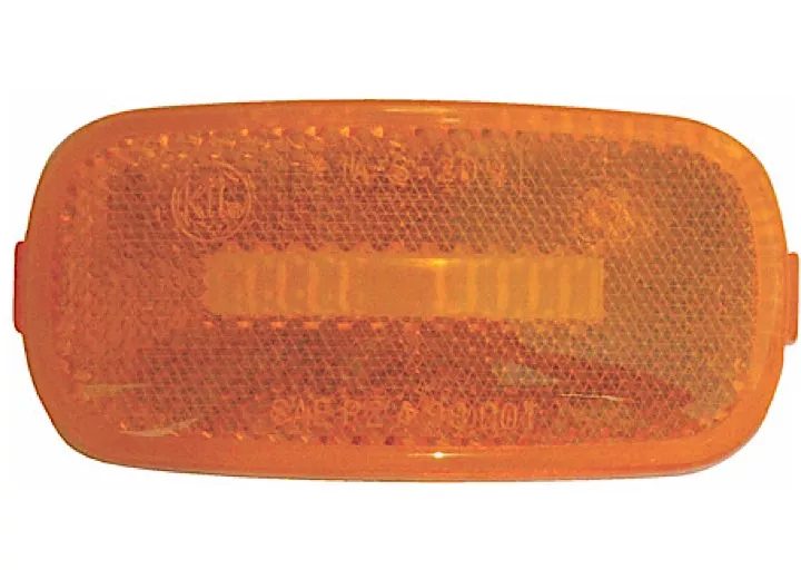 Valterra Products LLC Amber replacement lens for standard 4" x 2" marker lights