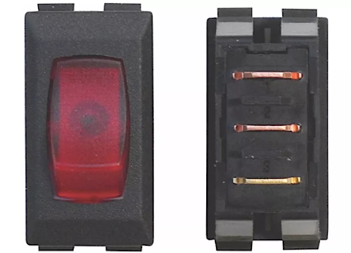 Valterra Products LLC Illuminated on/off switch red/black 3/bag