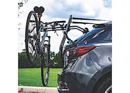 DK2 Trunk mounted aluminum bike carrier for up to 3 bikes