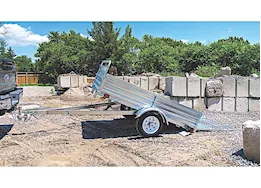 DK2 5ftx7ft multi purpose utility trailer  kit w/drive up gate-galv-load cap 1,639 (box 1 of 2)