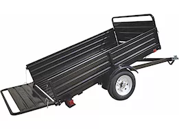 DK2 4.5ftx7.5ft multi purpose utility trailer  kit - blk powder coated-load capacity 1,639 lb