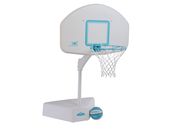 Dunn-Rite Products Inc Splash & shoot adjustable height swimming pool basketball hoop, white