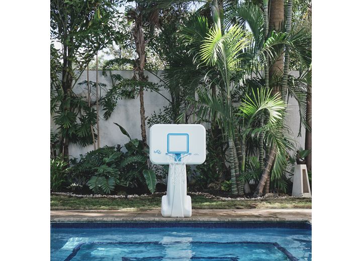 POOLSPORT STAINLESS BASKETBALL & VOLLEYBALL COMBO
