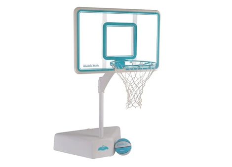 Dunn-Rite Products Inc Splash & shoot adjustable height swimming pool basketball hoop, clear Main Image