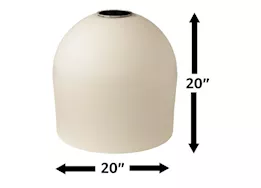 Dunn-Rite Products Inc Illuminating solar buoy, white