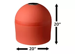 Dunn-Rite Products Inc Illuminating solar buoy, red
