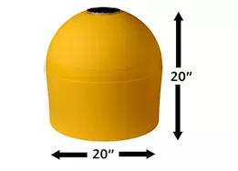 Dunn-Rite Products Inc Illuminating solar buoy, yellow