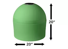 Dunn-Rite Products Inc Illuminating solar buoy, green