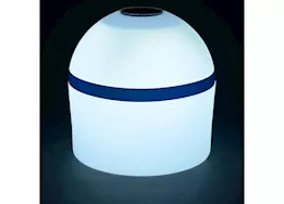 Dunn-Rite Products Inc Illuminating solar buoy, mooring (white & blue)