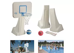 Dunn-Rite Products Inc Poolsport stainless basketball & volleyball combo
